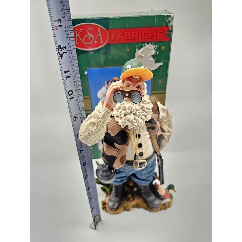 KSA Kurt S‎ Adler RARE Morning Watch Fabriche Santa Duck Hunting Googly Eyes